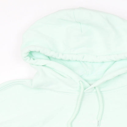 Hollister Womens Green Cotton Pullover Hoodie Size M Pullover