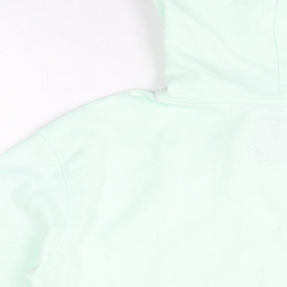 Hollister Womens Green Cotton Pullover Hoodie Size M Pullover