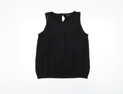 Womens UK Size 14 NEXT Black Basic T-Shirt