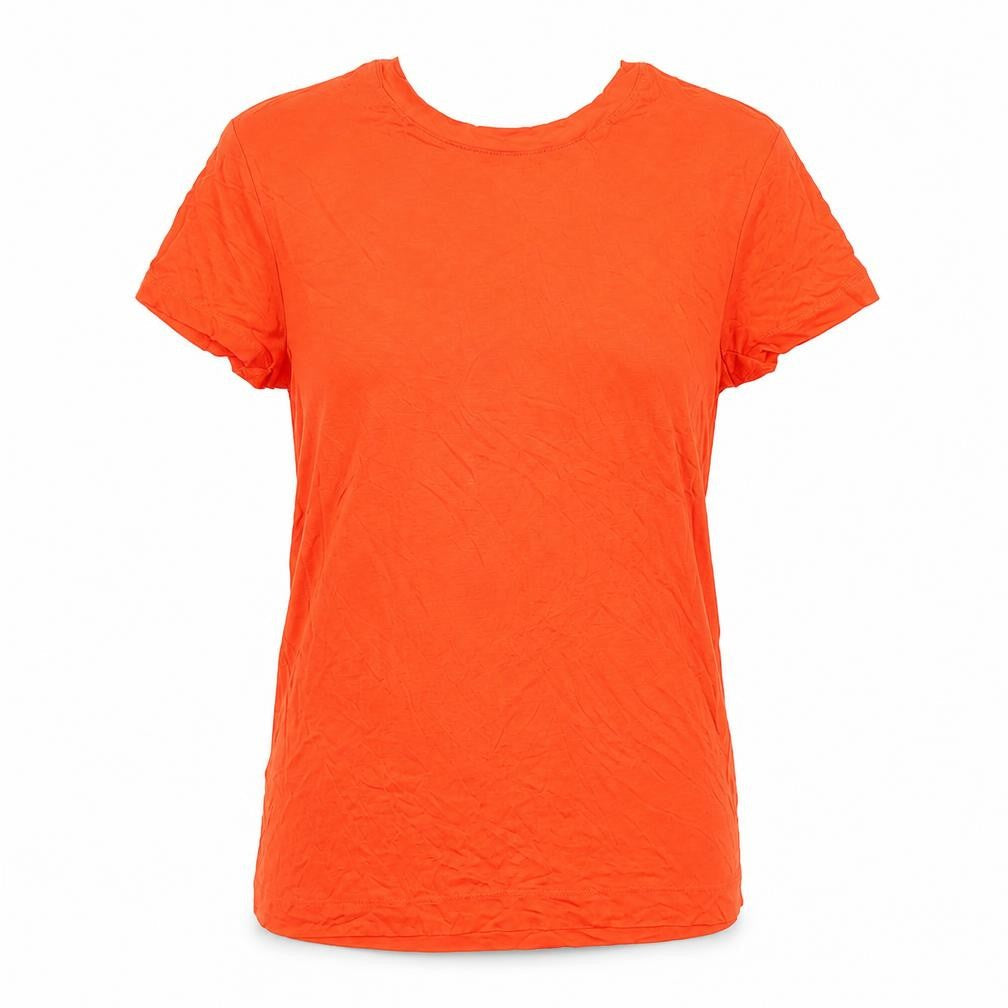 Womens UK Size L Zara Red Basic T-Shirt