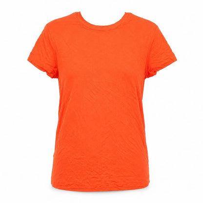 Womens UK Size L Zara Red Basic T-Shirt