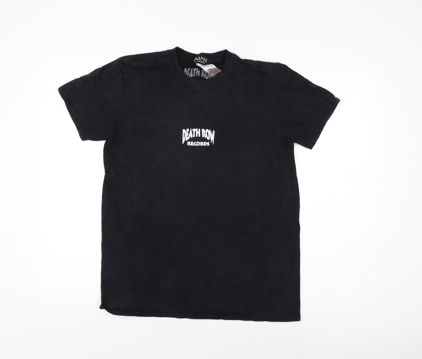 Mens UK Size XS Boohoo Black  T-Shirt