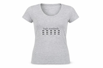 Womens UK Size S Bella + Canvas Grey Basic T-Shirt