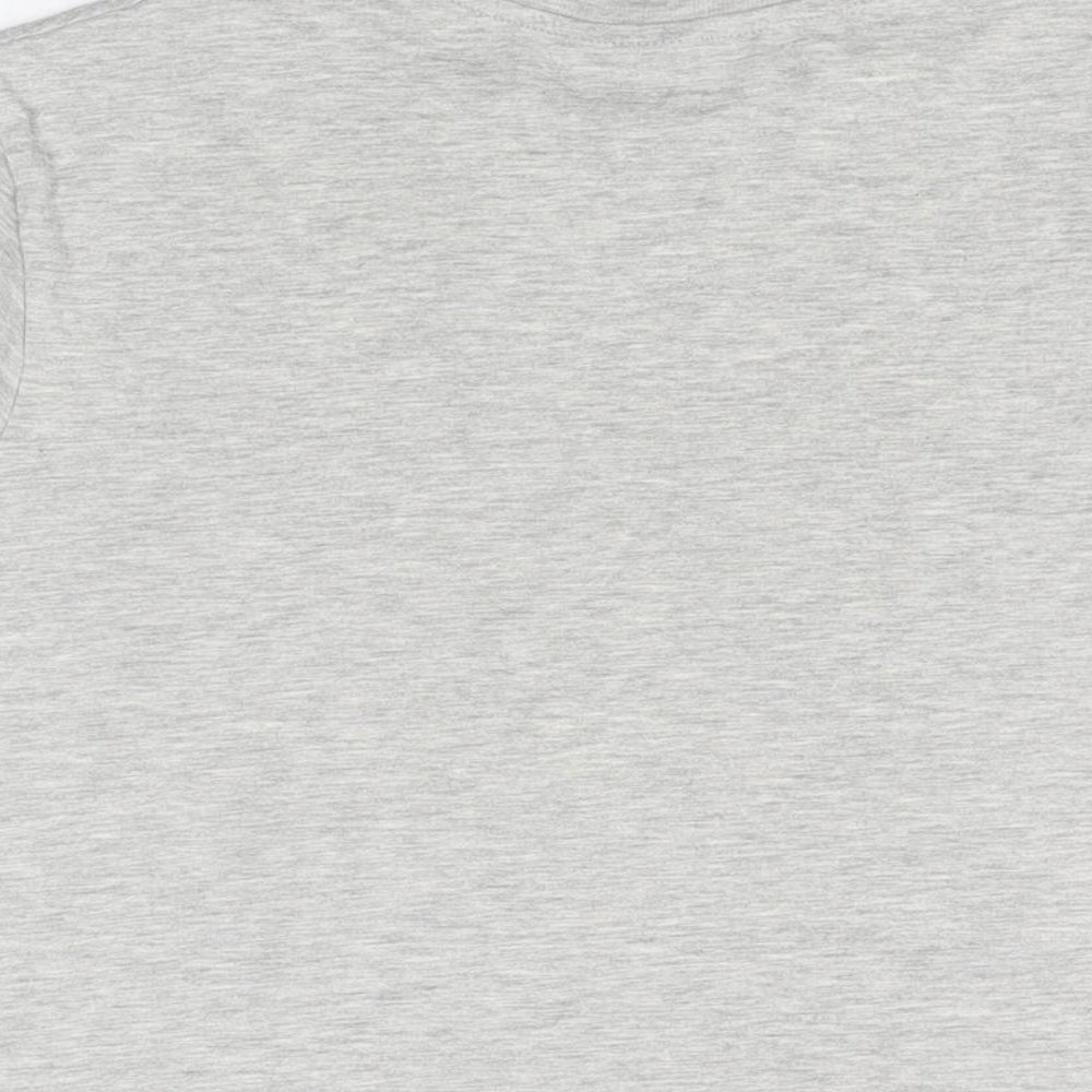 Star Wars Mens Grey Cotton T-Shirt Size S Round Neck