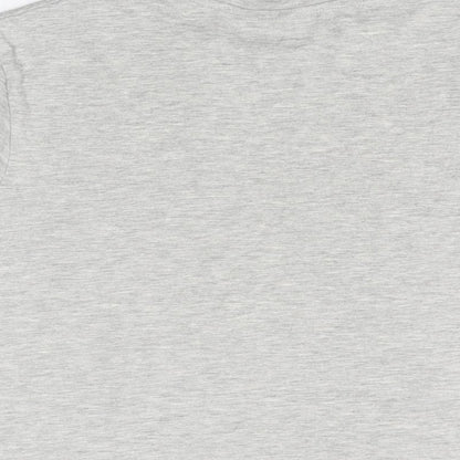 Star Wars Mens Grey Cotton T-Shirt Size S Round Neck