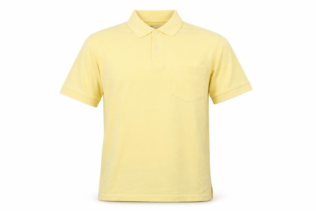 Mens UK Size M Natural Issue Cotton Polo Shirt