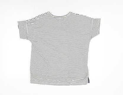 Womens UK Size 12 NEXT White Basic T-Shirt