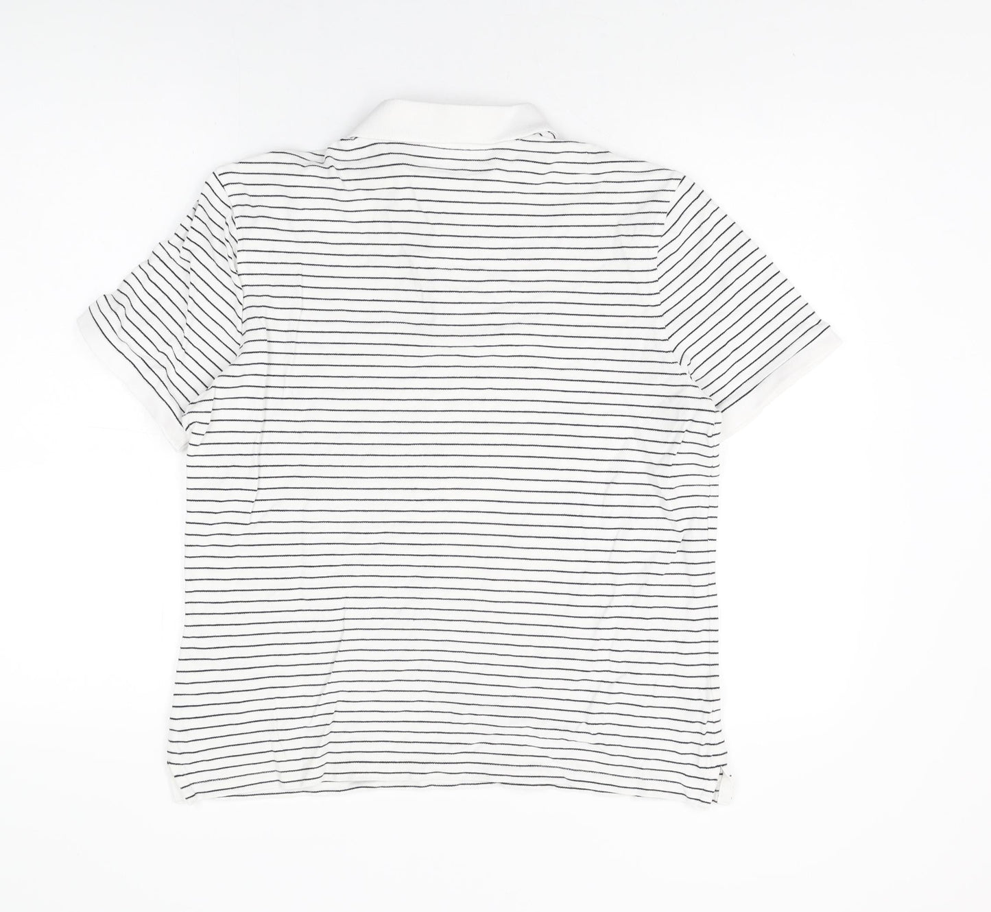 Womens UK Size L Marks and Spencer White Basic T-Shirt