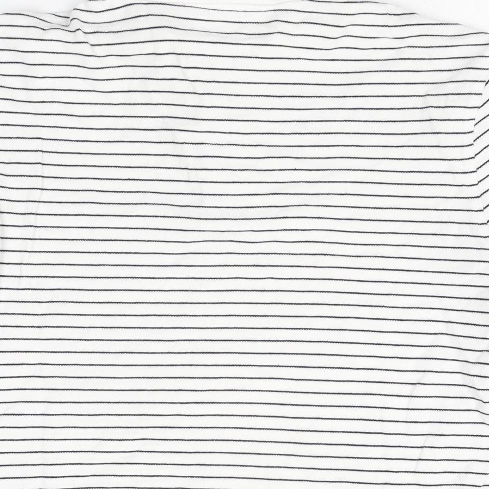 Womens UK Size L Marks and Spencer White Basic T-Shirt