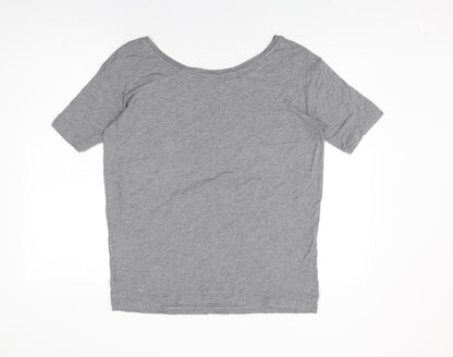 Womens UK Size 8 NEXT Grey Basic T-Shirt