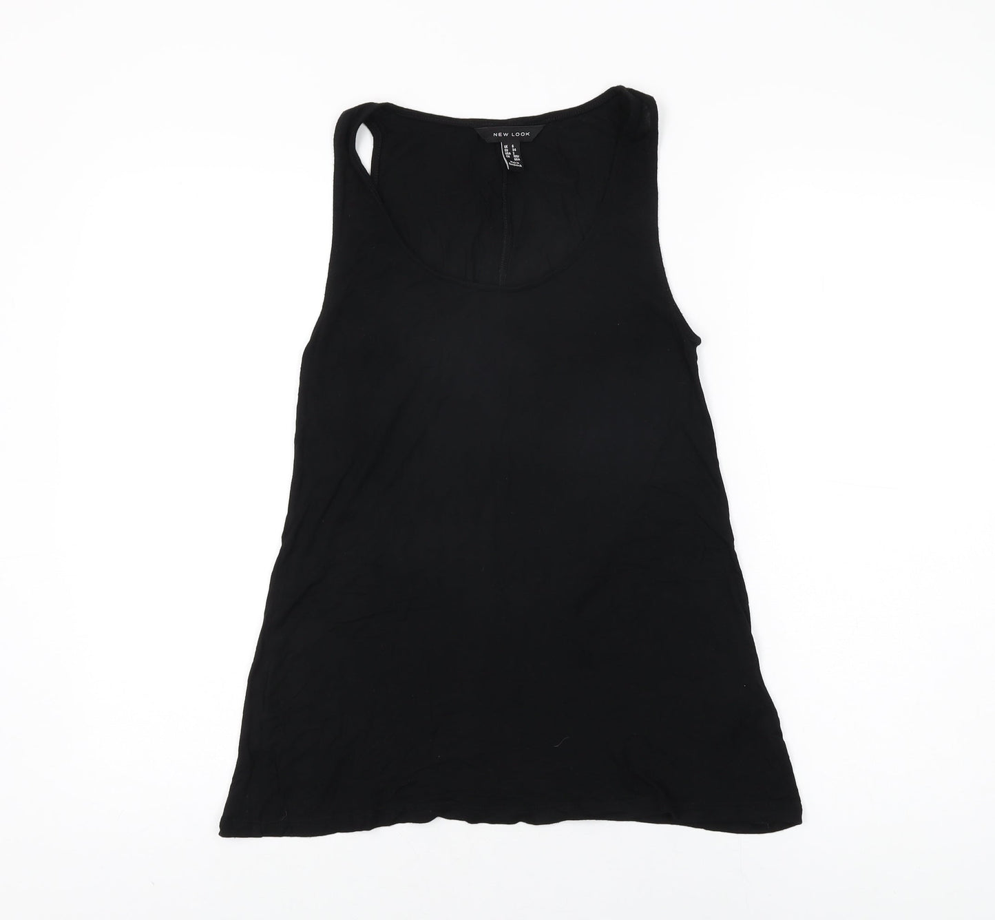 Womens UK Size 6 New Look Black Basic Tank