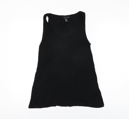 Womens UK Size 6 New Look Black Basic Tank