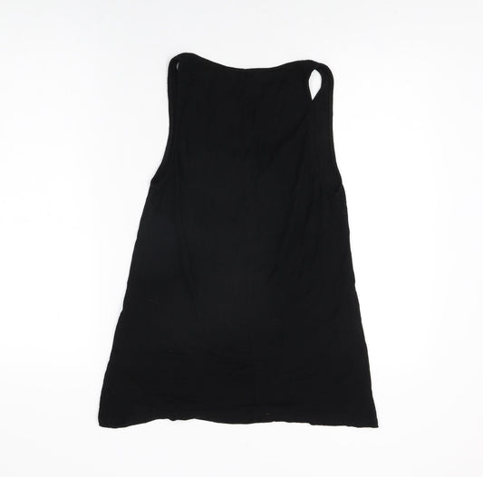 Womens UK Size 6 New Look Black Basic Tank