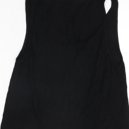 Womens UK Size 6 New Look Black Basic Tank