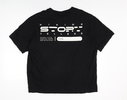 Mens UK Size XL H&M Black  T-Shirt