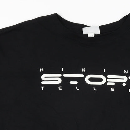 Mens UK Size XL H&M Black  T-Shirt