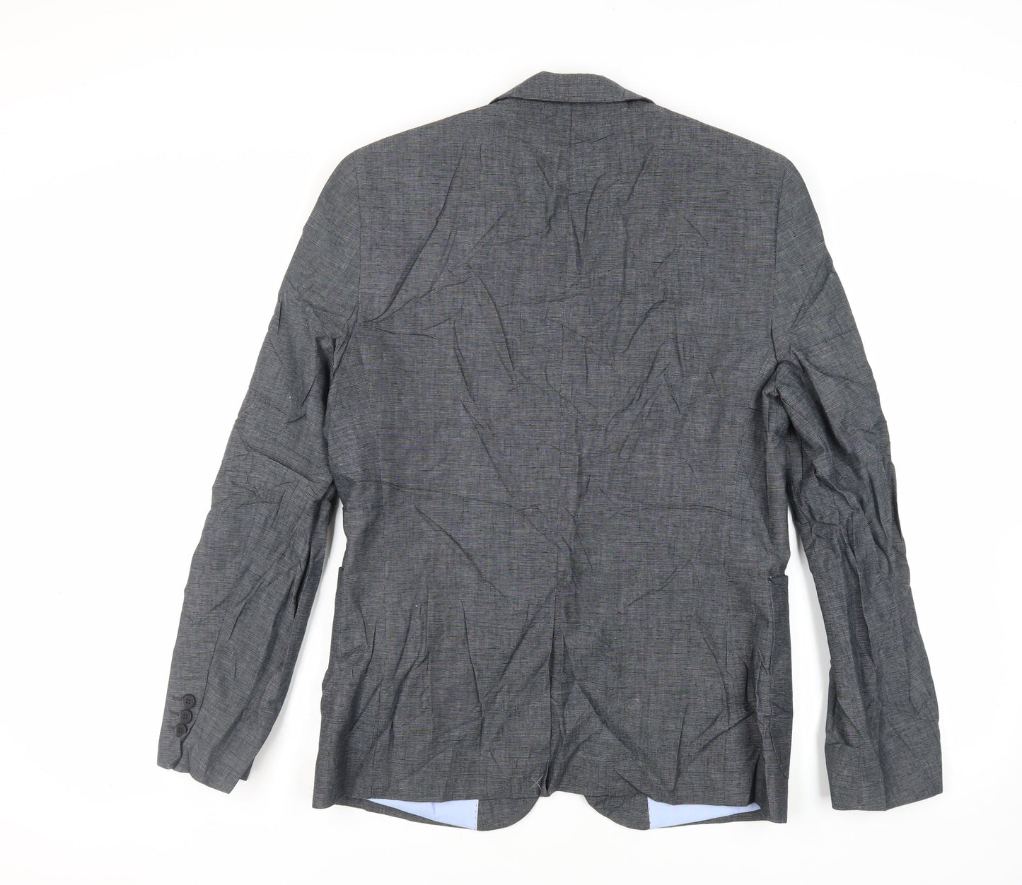Very Mens Grey Cotton Jacket Suit Jacket Size 40 Regular
