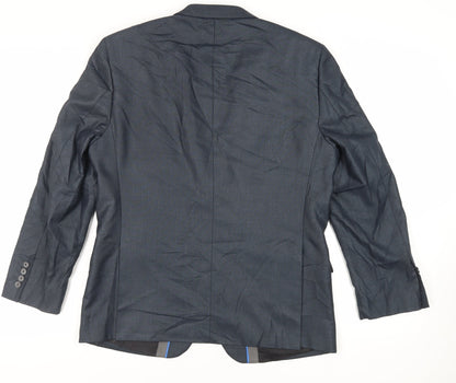 Mens UK Size 42 OneSixFive Regular Blue Suit Jacket