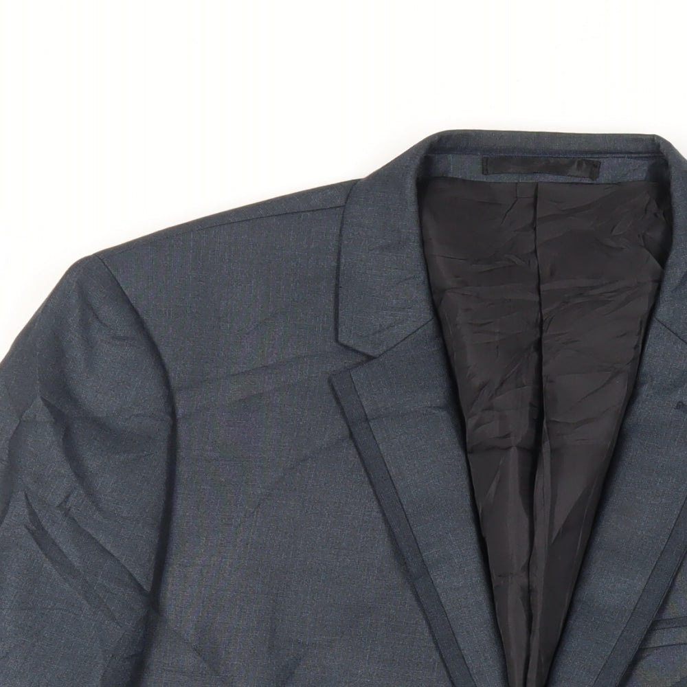Mens UK Size 42 OneSixFive Regular Blue Suit Jacket