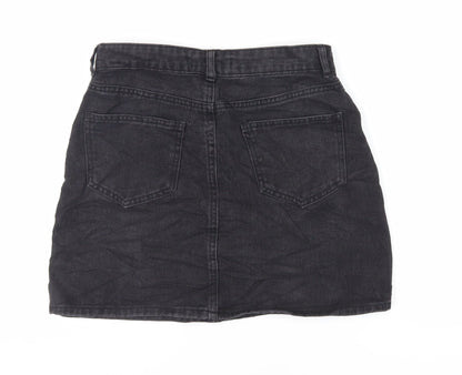 Womens UK Size 10 Denim & Co. Mini Denim Skirt