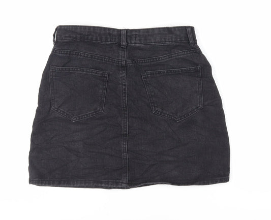 Womens UK Size 10 Denim & Co. Mini Denim Skirt