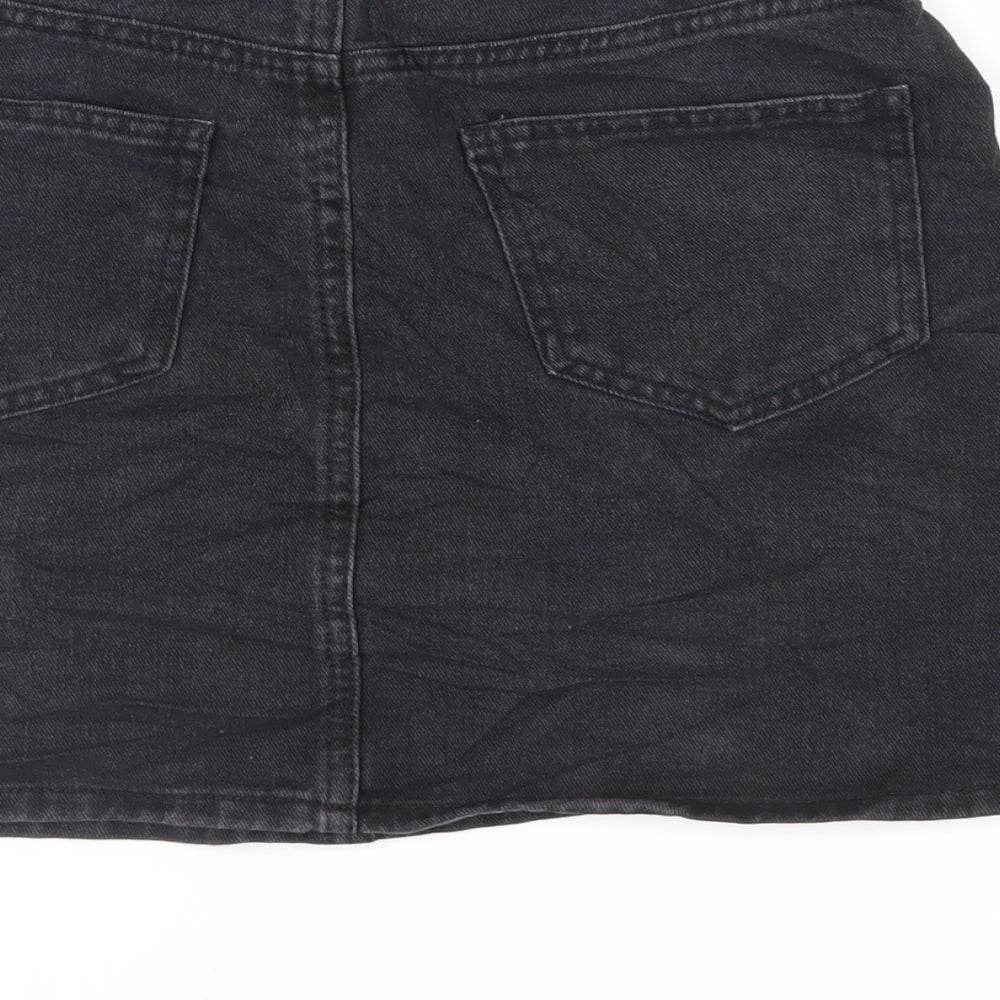 Womens UK Size 10 Denim & Co. Mini Denim Skirt
