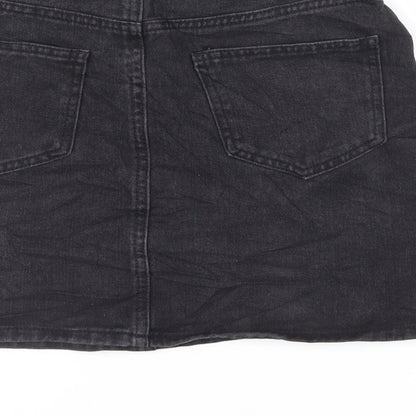 Womens UK Size 10 Denim & Co. Mini Denim Skirt