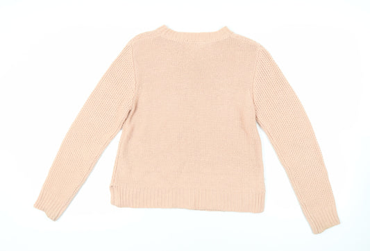 Womens UK Size M Oasis Pink Pullover Jumper