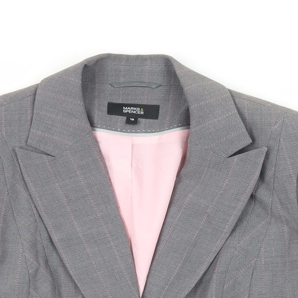 Womens UK Size 18 Marks and Spencer Grey Jacket