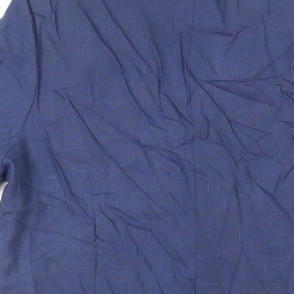 Strogue Womens Blue Jacket Blazer Size 14 Button - Vintage