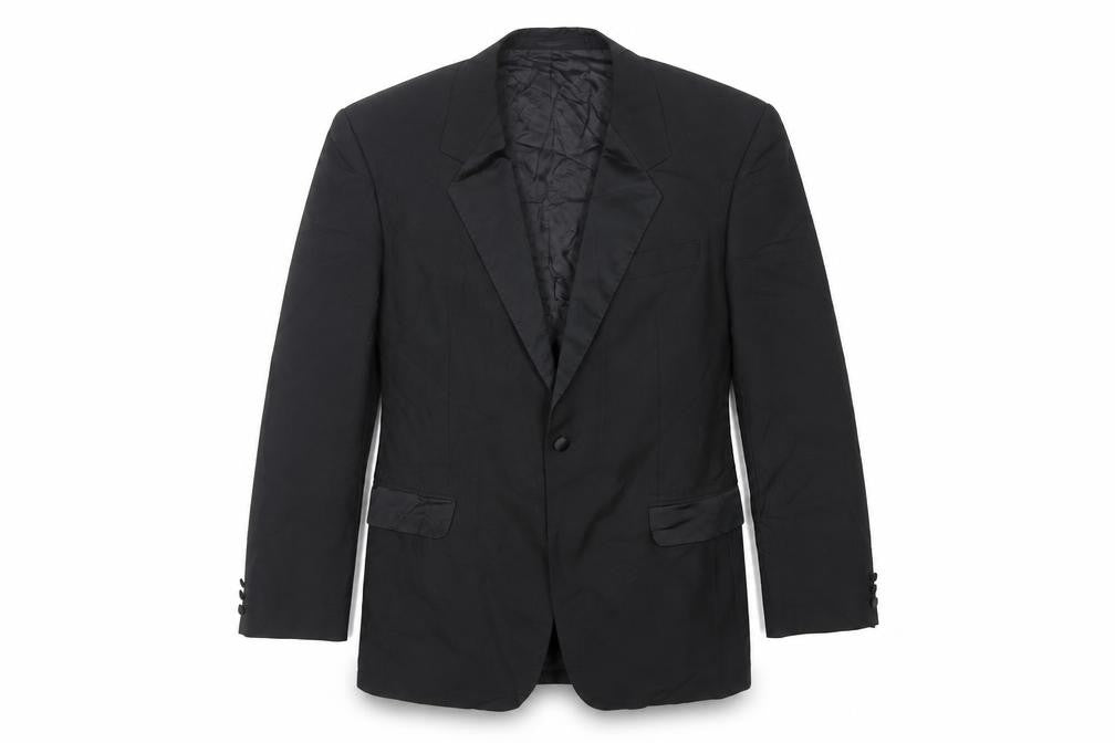 Mens UK Size 42 Varteks Regular Black Suit Tuxedo