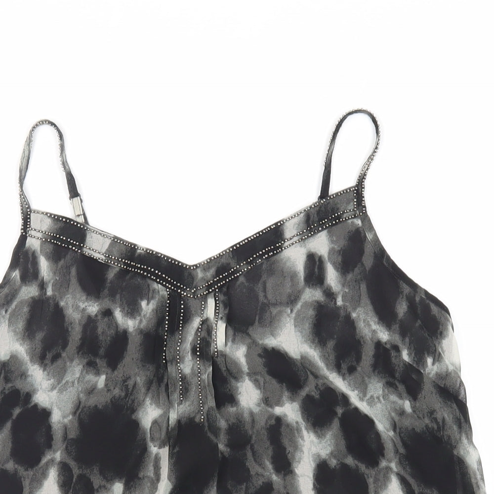 Womens UK Size 6 NEXT Black Camisole Tank