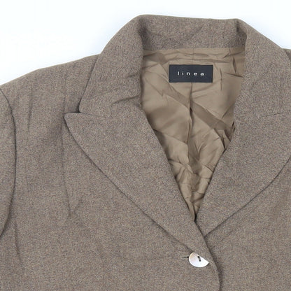 Womens UK Size 12 Linea Brown Jacket