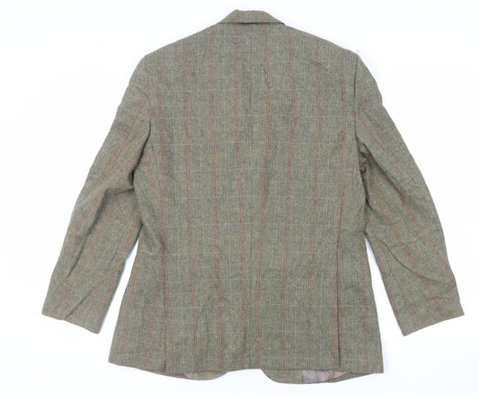 Mens UK Size 40 Greenwoods Regular Green Suit Jacket