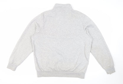 Mens UK Size L Slazenger Grey Full Zip Sweatshirt