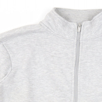 Mens UK Size L Slazenger Grey Full Zip Sweatshirt