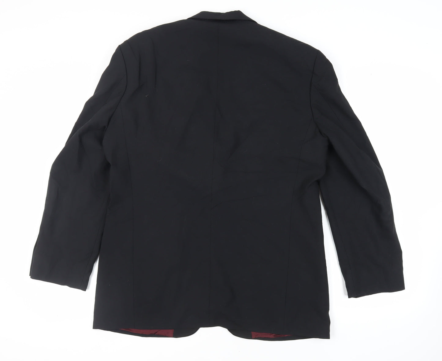 Mens UK Size 42 St Michael Regular Black Suit Tuxedo