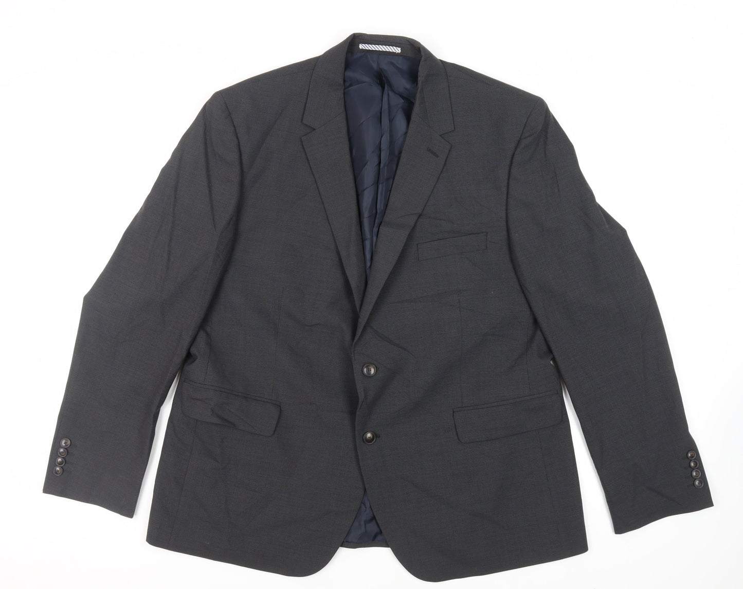 Marks and Spencer Mens Grey Wool Jacket Suit Jacket Size 46 Regular