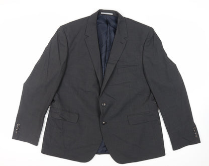 Marks and Spencer Mens Grey Wool Jacket Suit Jacket Size 46 Regular