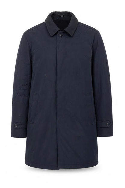 Mens UK Size L DS Classic Blue Overcoat