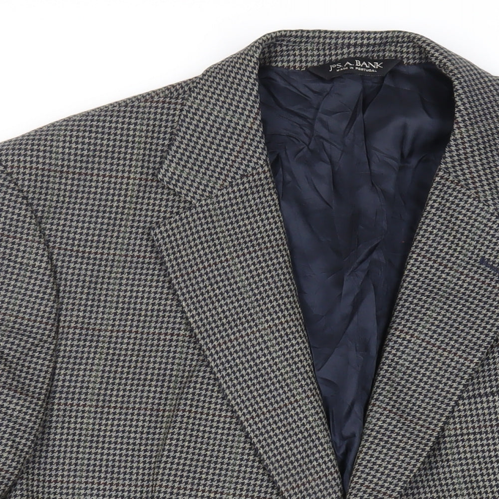 Mens UK Size 42 Jos. A. Bank Regular Grey Suit Jacket