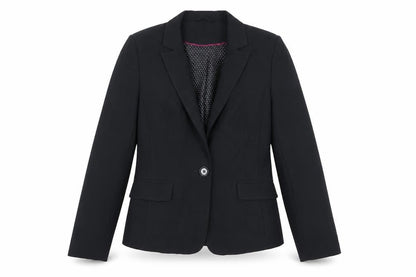New Look Womens Black Jacket Blazer Size 12 Button