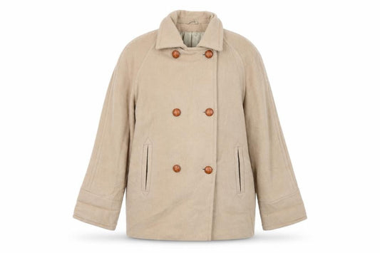 Womens UK Size 16 Definitions Beige Pea Coat