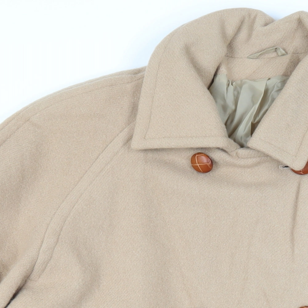 Womens UK Size 16 Definitions Beige Pea Coat