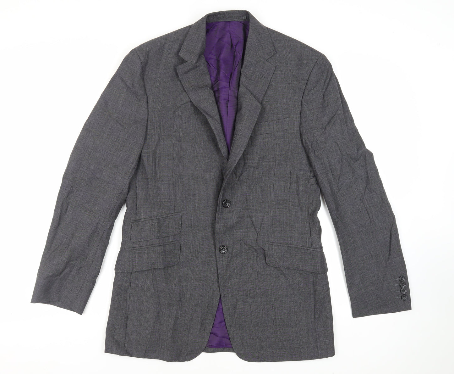 Mens UK Size 38 Marks and Spencer Regular Grey Suit Jacket