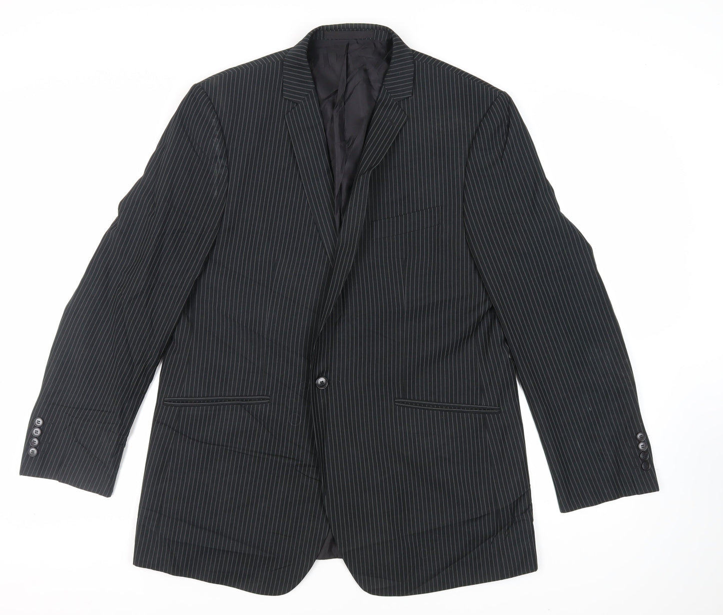 Mens UK Size 46 Burton Regular Blue Suit Jacket