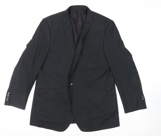 Mens UK Size 46 Burton Regular Blue Suit Jacket