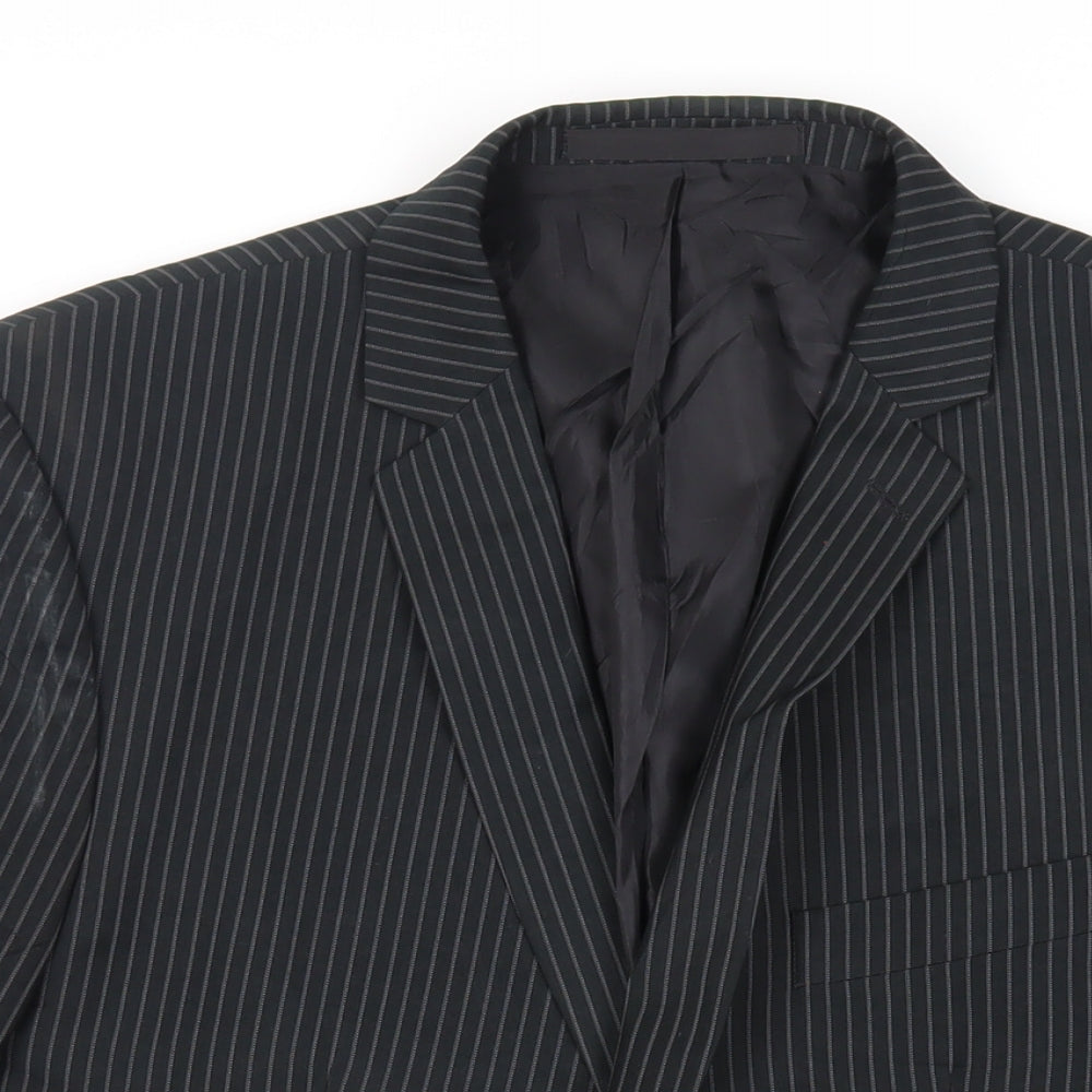 Mens UK Size 46 Burton Regular Blue Suit Jacket