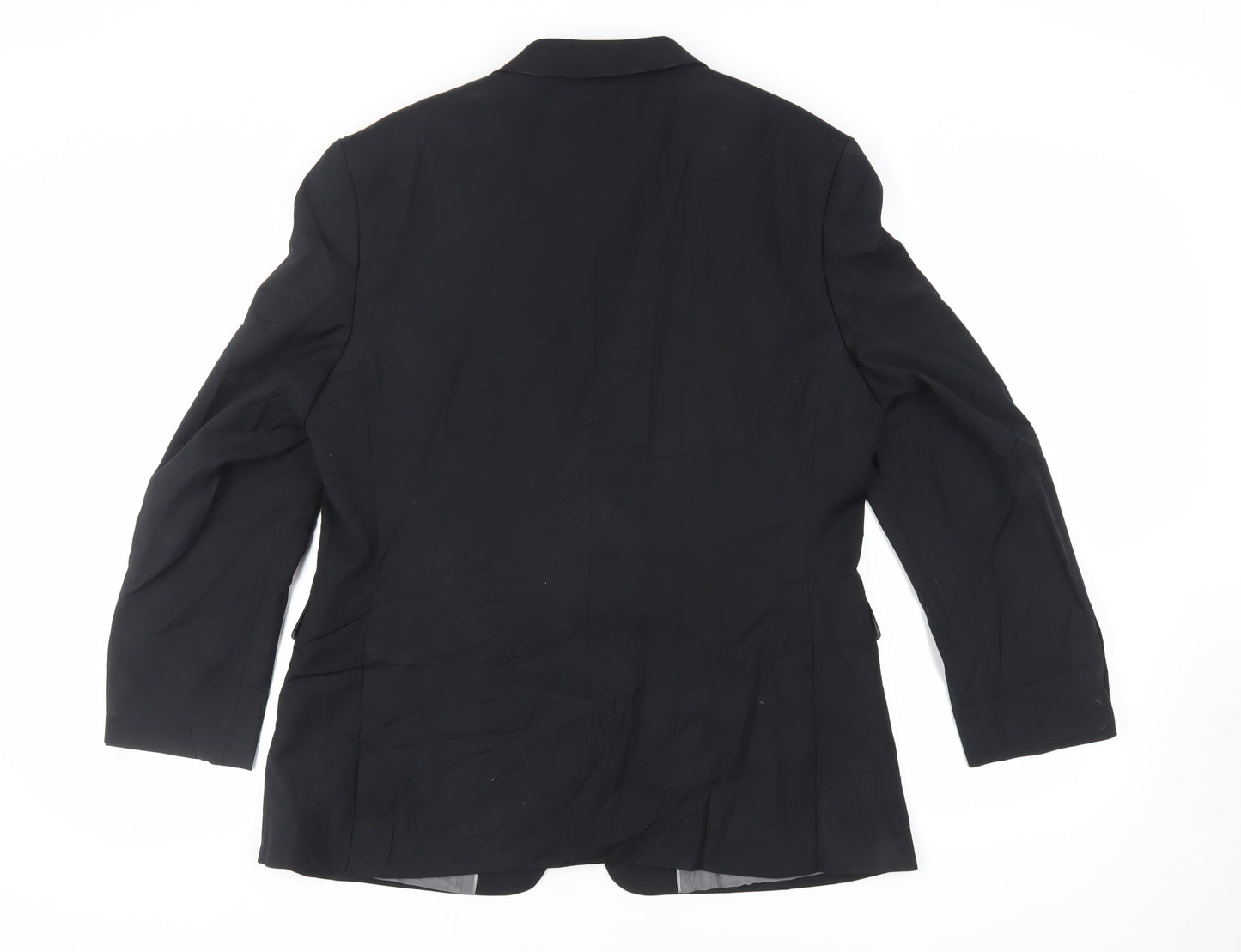 Mens UK Size 42 BHS Regular Black Suit Jacket