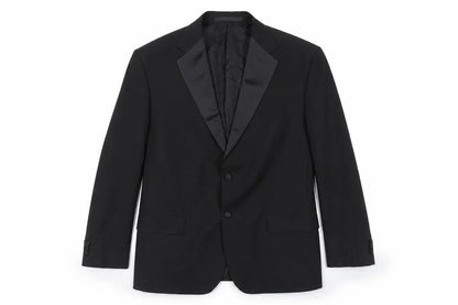 Mens UK Size 42 Marks and Spencer Regular Black Suit Tuxedo